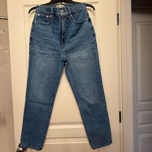 Madewell the mom Jean